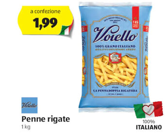 ALDI Voiello Penne Rigate 1 kg offerta