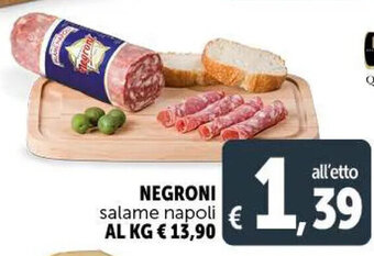 Deco Supermercati Negroni salame napoli offerta