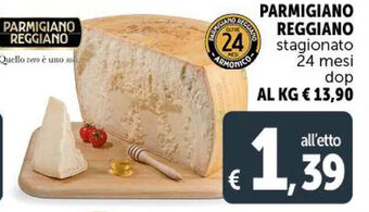 Deco Supermercati Parmigiano Reggiano stagionato 24 mesi dop offerta