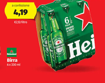 ALDI Heineken Birra 6 x 330 ml offerta