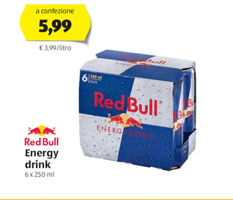 ALDI Red Bull Energy Drink 6 x 250 ml offerta