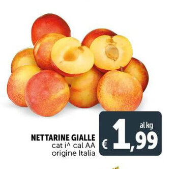 Deco Supermercati Nettarine Gialle offerta