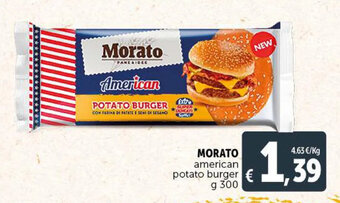 Deco Supermercati Morato american potato burger 300 g offerta