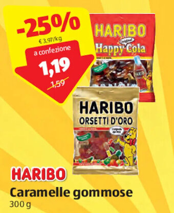 Haribo Caramelle Gommose 300 g