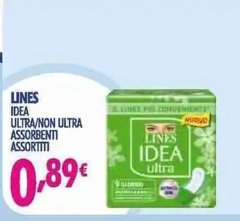 Acqua & Sapone Lines Idea Ultra/Non Ultra Assorbenti Assorttti offerta