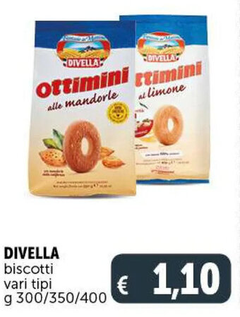 Deco Supermercati Divella biscotti vari tipi g 300/350/400 offerta
