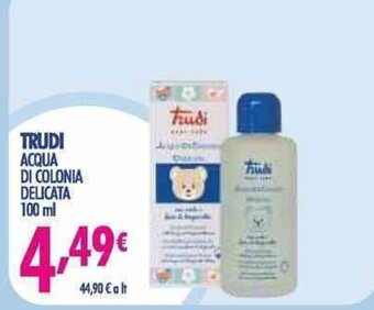 Acqua & Sapone Trudi Acqua Di Colonia Delicata 100 ml offerta