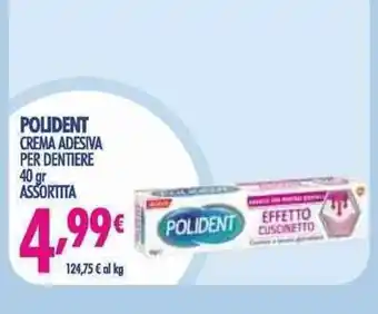 Acqua & Sapone Polident Crema Adesiva Per Dentiere 40 gr Assorttta offerta