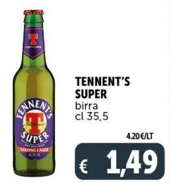 Tennent's Super birra cl 35,5