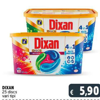 Deco Supermercati Dixan 25 discs vari tipi offerta