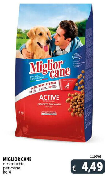 Deco Supermercati Miglior Cane crocchette per cane kg 4 offerta