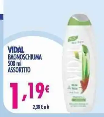 Acqua & Sapone Vidal Bagnoschiuma 500 ml Assortito offerta