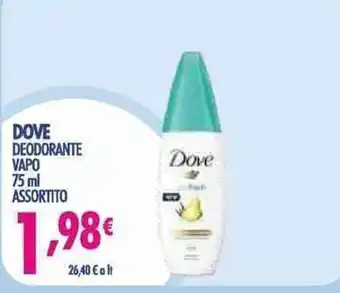 Acqua & Sapone Dove Deodorante Vapo 75 ml Assortito offerta