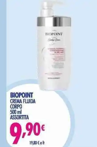 Acqua & Sapone Biopiont Crema Fluida Corpo 500 ml Assortita offerta