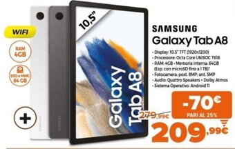 Expert Samsung Galaxy Tab A8 offerta