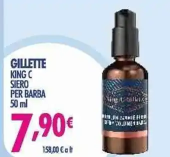 Acqua & Sapone Gillette King C siero Per Barba 50 ml offerta