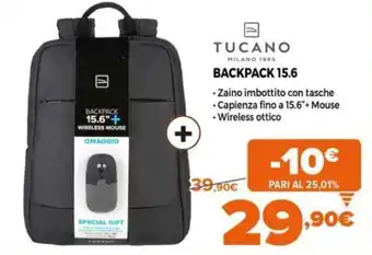 Tucano Backpack 15.6