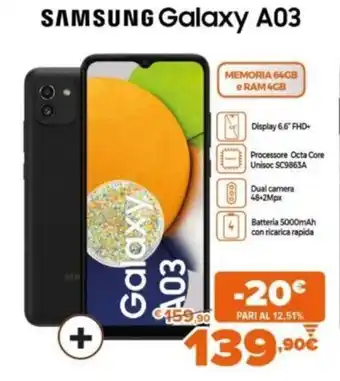 Expert Samsung Galaxy A03 offerta