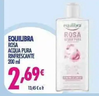 Acqua & Sapone Equilibra Rosa Acqua Pura Rinfrescante 200 ml offerta