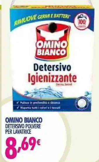 Acqua & Sapone Omino bianco Detersivo Polvere Per Lavatrice offerta