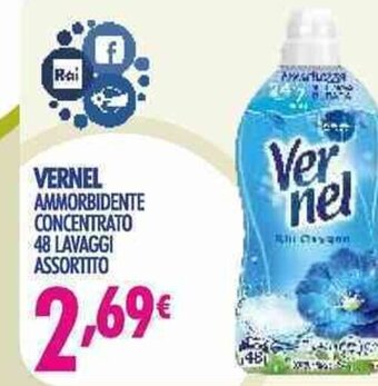 Vernel Ammorbidente Concentrato 48 Lavaggi Assortito