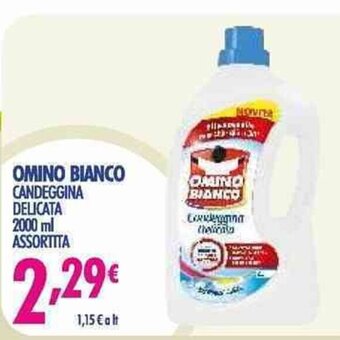 Acqua & Sapone Omino Bianco Candeggina Delicata 2000 ml Assortita offerta