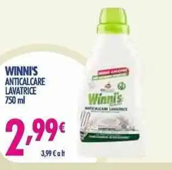 Acqua & Sapone Winni's Anticalcare Lavatrice 750 ml offerta