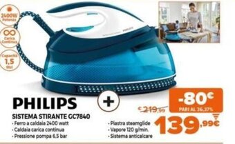 Expert Philips Sistema Stirante GC7840 offerta