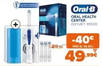 Expert Oral-B Oral Health Center Oxyjet MD20 offerta