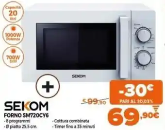 Expert Sekom Forno SM720CY6 offerta