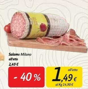 Carrefour Market Salame milano offerta