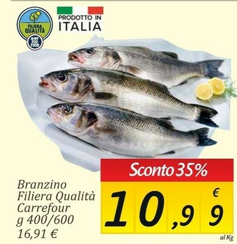 Carrefour Market Branzino offerta