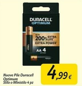 Carrefour Market Duracell Pile offerta