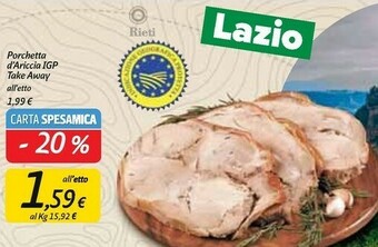 Carrefour Market Porchetta offerta