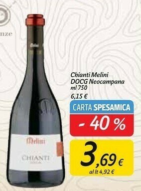 Carrefour Market Melini Chianti offerta