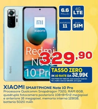 Euronics Xiaomi Smartphone Note 10 Pro offerta