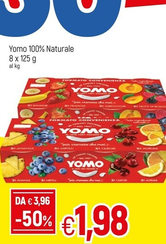 Famila Yomo Go 100% Naturale Yogurt E Caffè 125 G(ml) offerta