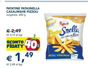 Esselunga Pizzoli Pata Snella Casalinghe offerta