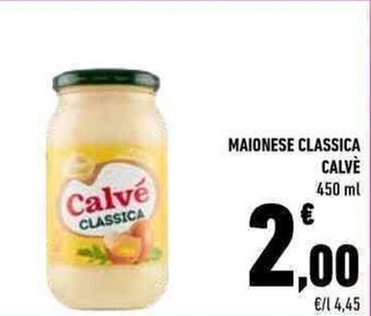 Conad Calvè Maionese Classica 450 ml offerta