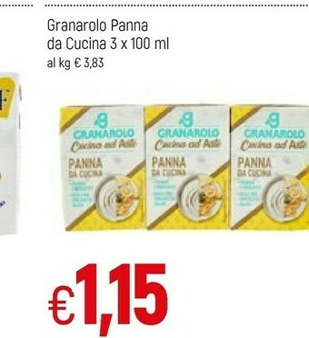 Famila Granarolo Panna Da Cucina 300 G(ml) offerta