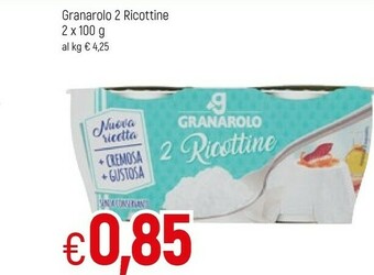Famila Granarolo 2 Ricottine 100 G(ml) offerta