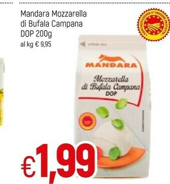 Famila Mandara Mozzarella Di Bufala Campana 200 G(ml) offerta