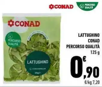 Conad Conad Percorso Qualità Lattughino 125 g offerta