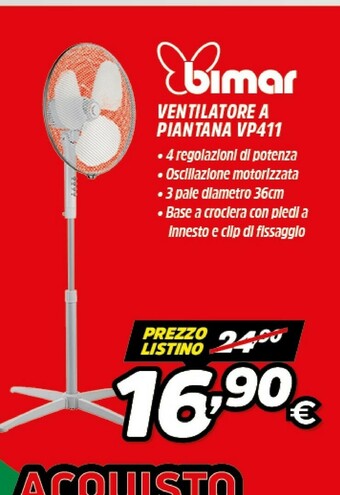 Fiducia & Convenienza Bimar VP411 offerta