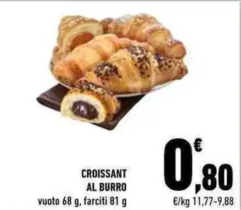 Conad Croissant Al Burro vuoto 68 g, farciti 81 g offerta