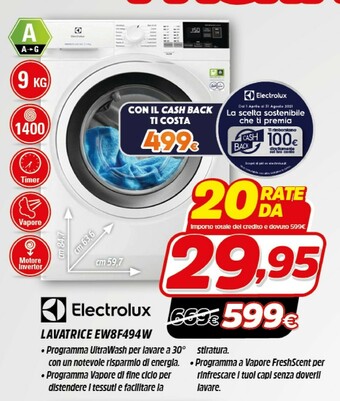 Fiducia & Convenienza Electrolux EW8F494W offerta