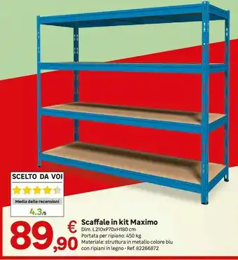 Leroy Merlin Scaffale In Kit Maximo offerta