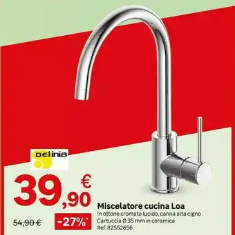 Leroy Merlin Miscelatore Cucina Loa offerta