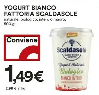 Coop Fattoria Scaldasole Yogurt Bianco offerta