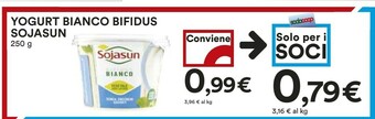 Coop Sojasun Yogurt Bianco Bifidus offerta